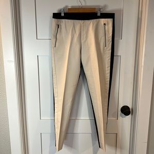 Banana Republic black cream pants, 10.